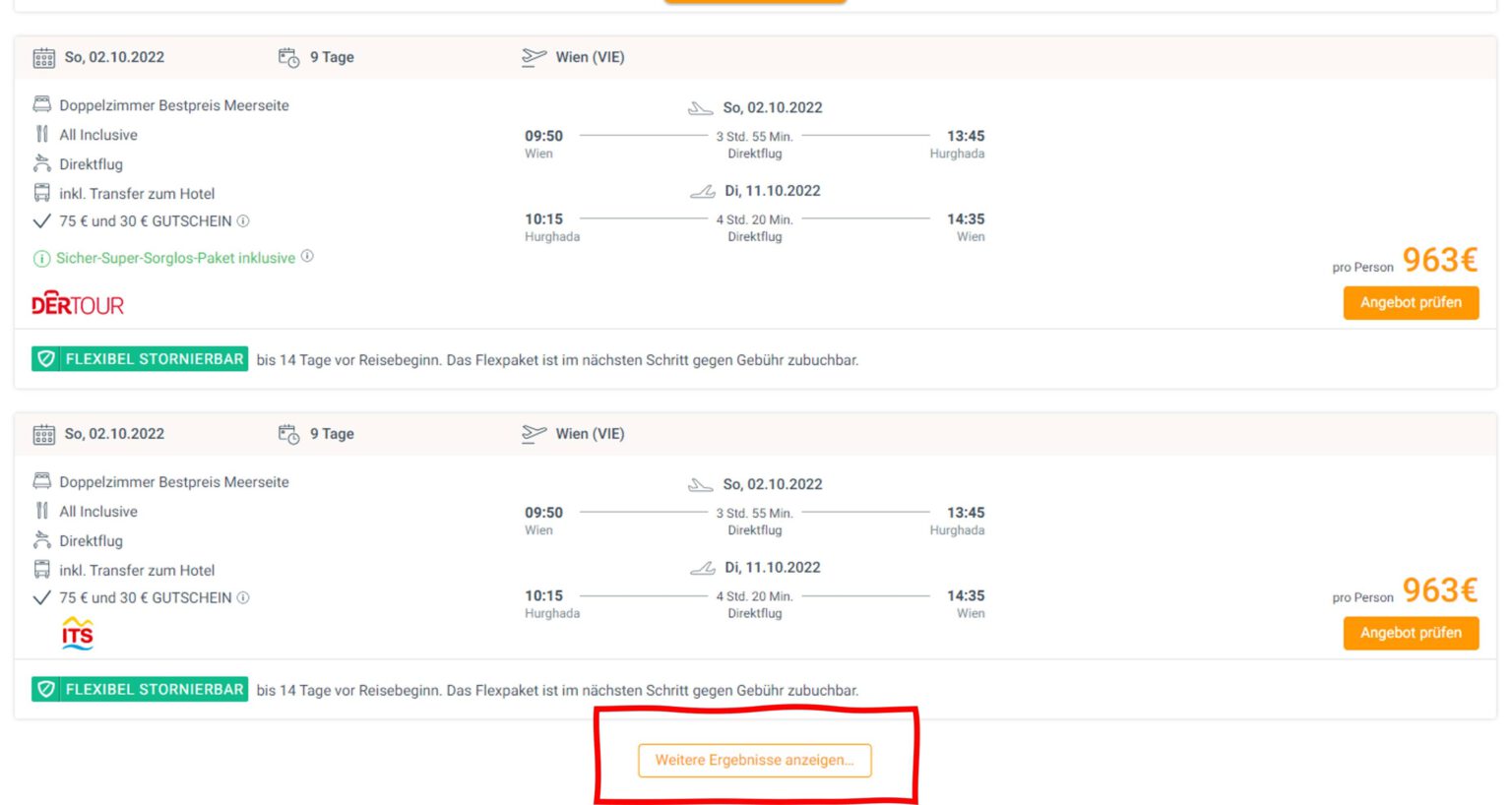So findest du Direktflüge nach Marsa Alam